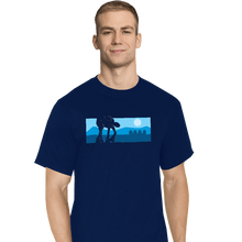 Load image into Gallery viewer, Secret_Shirts T-Shirts, Tall / Large / Navy Snowy Invasion
