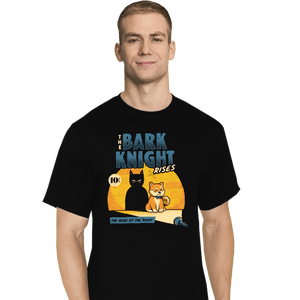 Daily_Deal_Shirts T-Shirts, Tall / Large / Black The Bark Knight