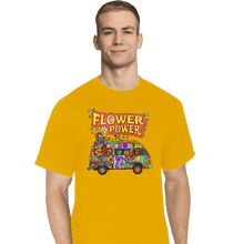 Load image into Gallery viewer, Last_Chance_Shirts T-Shirts, Tall / Large / White Flower Power
