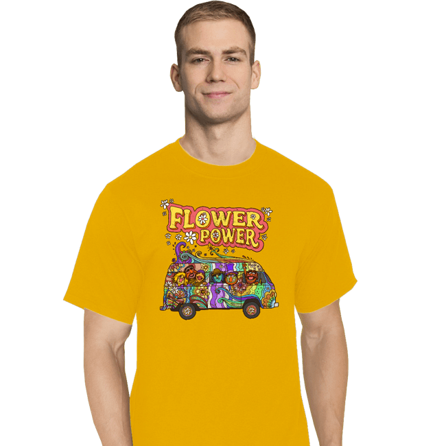 Last_Chance_Shirts T-Shirts, Tall / Large / White Flower Power