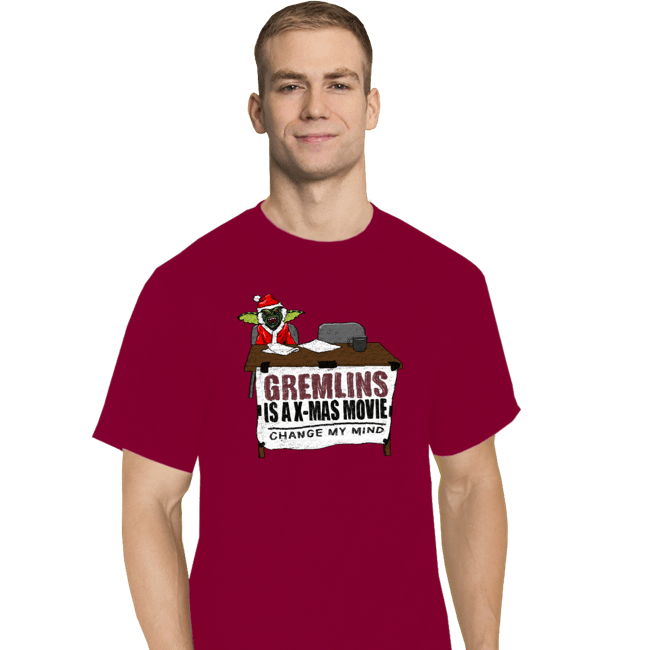 Shirts T-Shirts, Tall / Large / Red Gremlins Is A Christmas Movie