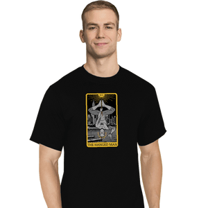 Shirts T-Shirts, Tall / Large / Black Tarot The Hanged Man