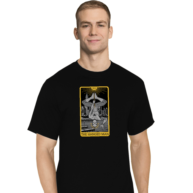 Shirts T-Shirts, Tall / Large / Black Tarot The Hanged Man