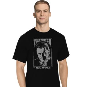 Shirts T-Shirts, Tall / Large / Black The Wolf