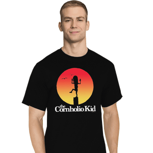 Shirts T-Shirts, Tall / Large / Black The Cornholio Kid