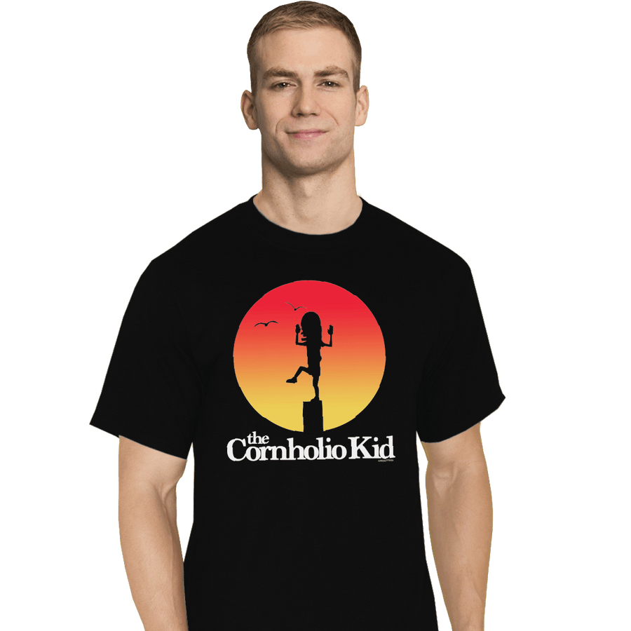 Shirts T-Shirts, Tall / Large / Black The Cornholio Kid
