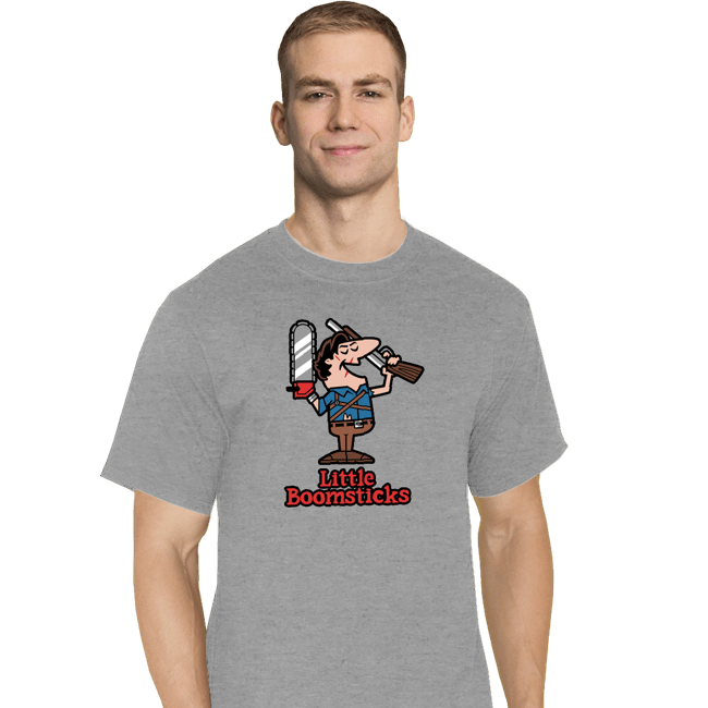 Daily_Deal_Shirts T-Shirts, Tall / Large / Sports Grey Little Boomsticks