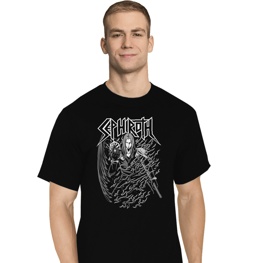 Shirts T-Shirts, Tall / Large / Black Fantasy Angel