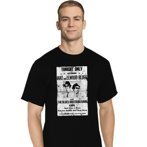Secret_Shirts T-Shirts, Tall / Large / Black Gig Poster
