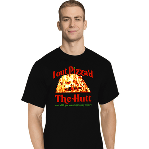 Secret_Shirts T-Shirts, Tall / Large / Black Out Pizza The Hut