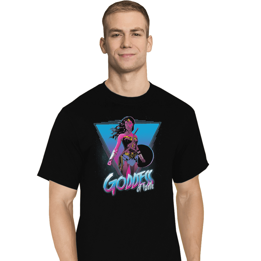 Shirts T-Shirts, Tall / Large / Black Goddess of Truth