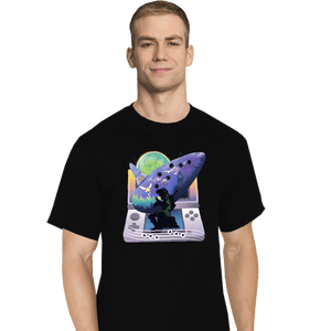 Secret_Shirts T-Shirts, Tall / Large / Black 3D Ocarina