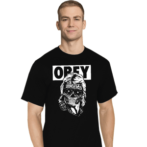 Shirts T-Shirts, Tall / Large / Black They Obey