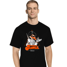 Load image into Gallery viewer, Secret_Shirts T-Shirts, Tall / Large / Black Woodwork Orange

