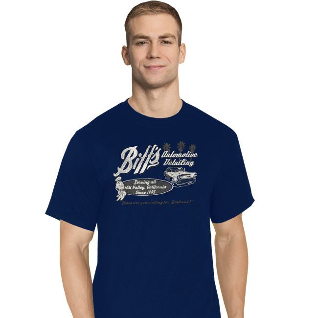 Daily_Deal_Shirts T-Shirts, Tall / Large / Navy Biff's Auto Detailing