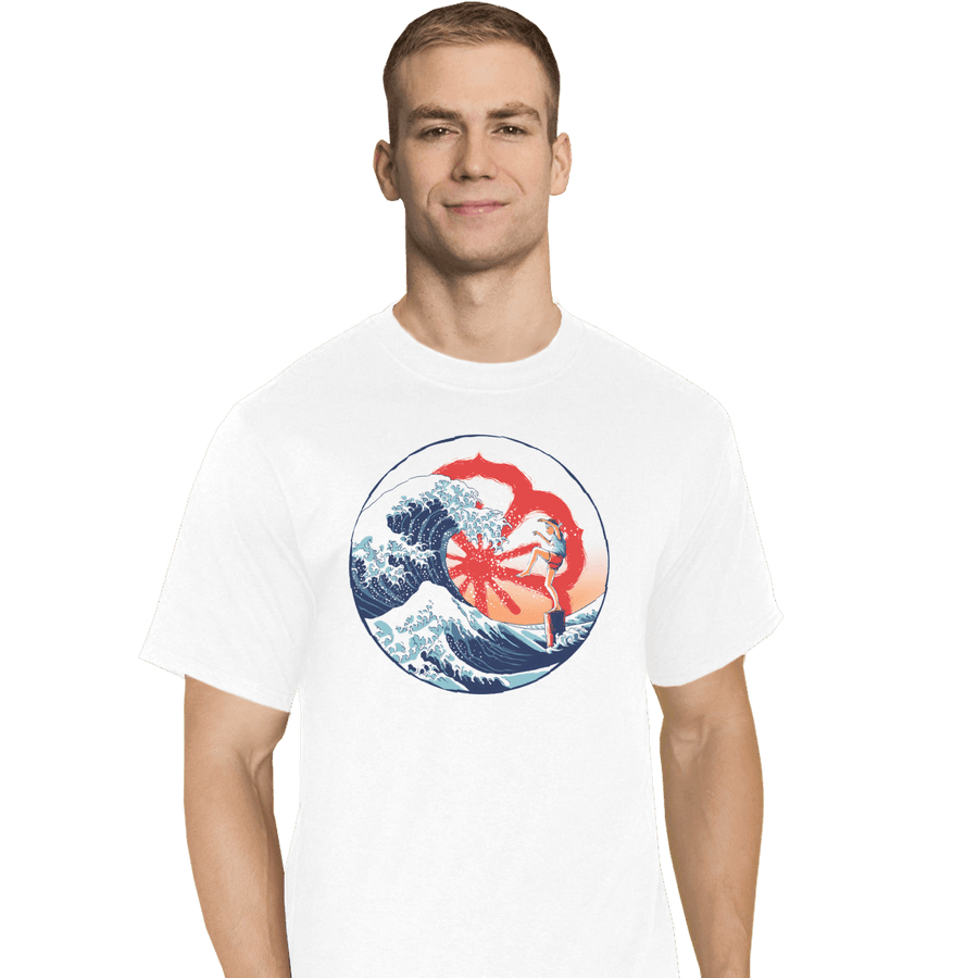 Shirts T-Shirts, Tall / Large / White The Great Wave Of Miyagi