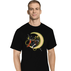 Shirts T-Shirts, Tall / Large / Black Moon Power
