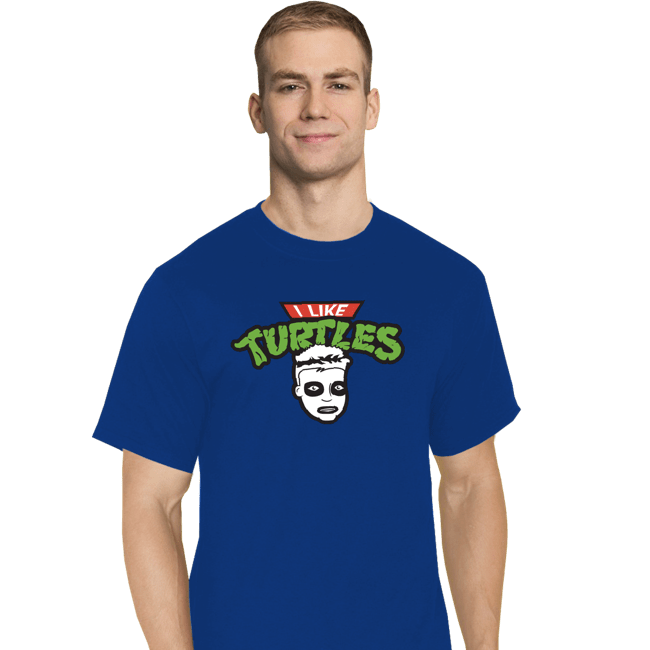 Daily_Deal_Shirts T-Shirts, Tall / Large / Royal Blue I Like Turtles