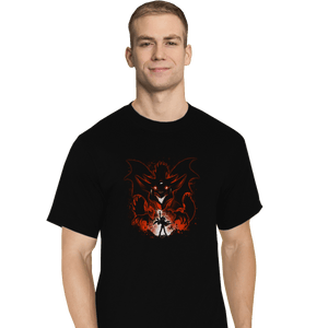 Secret_Shirts T-Shirts, Tall / Large / Black Sky Dragon Secret Sale