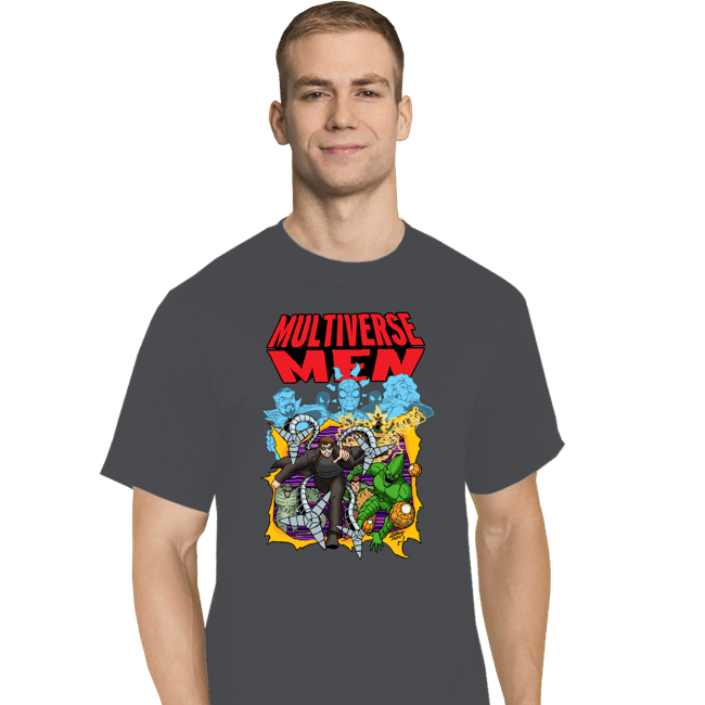 Daily_Deal_Shirts T-Shirts, Tall / Large / Charcoal Multiverse Men