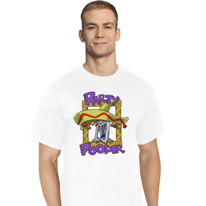 Shirts T-Shirts, Tall / Large / White Party Pooper
