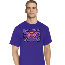 Load image into Gallery viewer, Shirts T-Shirts, Tall / Large / Royal Blue Mad Cat
