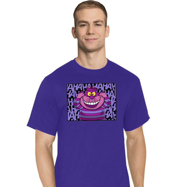 Shirts T-Shirts, Tall / Large / Royal Blue Mad Cat