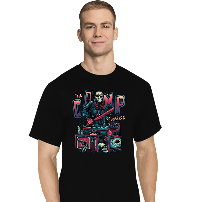 Daily_Deal_Shirts T-Shirts, Tall / Large / Black The Camp Counselor