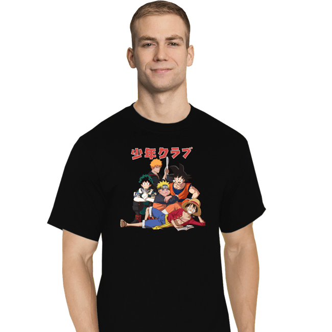 Secret_Shirts T-Shirts, Tall / Large / Black Shonen Club