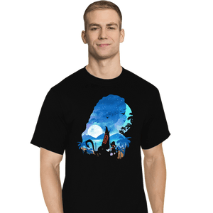 Daily_Deal_Shirts T-Shirts, Tall / Large / Black Moana Shadow