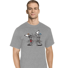 Load image into Gallery viewer, Daily_Deal_Shirts T-Shirts, Tall / Large / Sports Grey Keyboard Warriors
