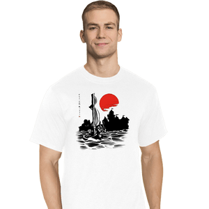 Shirts T-Shirts, Tall / Large / White Red Sun Hero