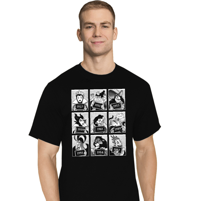Daily_Deal_Shirts T-Shirts, Tall / Large / Black Villain Prison