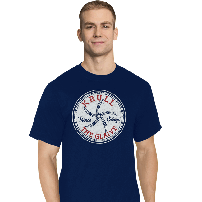 Daily_Deal_Shirts T-Shirts, Tall / Large / Navy Glaive Star