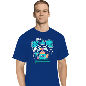 Shirts T-Shirts, Tall / Large / Royal Blue JRPG Souvenir Slimes
