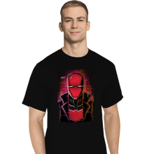 Load image into Gallery viewer, Daily_Deal_Shirts T-Shirts, Tall / Large / Black Glitch Red Hood
