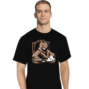 Daily_Deal_Shirts T-Shirts, Tall / Large / Black Bearface