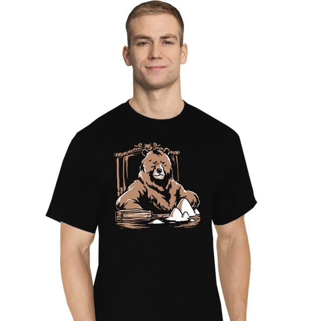 Daily_Deal_Shirts T-Shirts, Tall / Large / Black Bearface