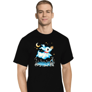 Daily_Deal_Shirts T-Shirts, Tall / Large / Black Ghost Dog