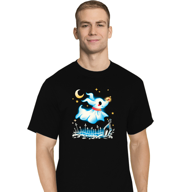 Daily_Deal_Shirts T-Shirts, Tall / Large / Black Ghost Dog