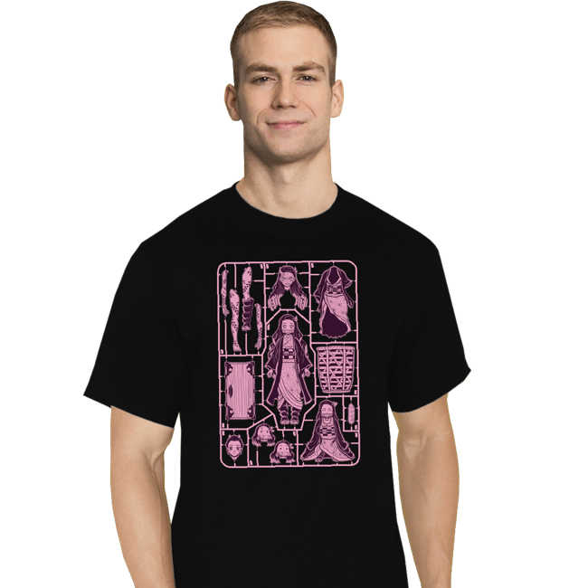 Daily_Deal_Shirts T-Shirts, Tall / Large / Black Nezuko Model Sprue