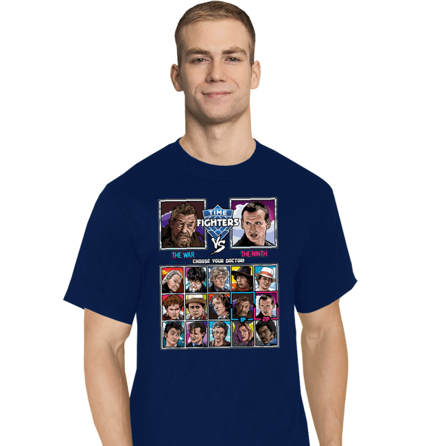 Daily_Deal_Shirts T-Shirts, Tall / Large / Navy Time Fighters War vs 9th