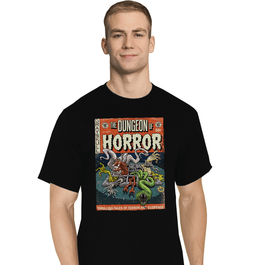 Shirts T-Shirts, Tall / Large / Black The Dungeon Of Horror