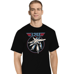 Daily_Deal_Shirts T-Shirts, Tall / Large / Black VF-1 Maverick