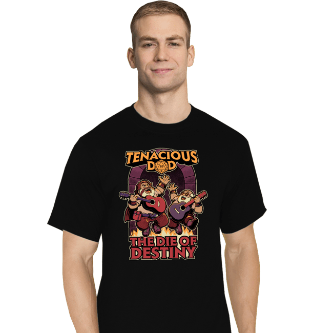 Daily_Deal_Shirts T-Shirts, Tall / Large / Black The Die Of Destiny