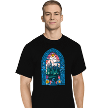 Load image into Gallery viewer, Daily_Deal_Shirts T-Shirts, Tall / Large / Black Stained Glass Castle
