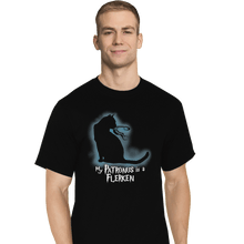 Load image into Gallery viewer, Shirts T-Shirts, Tall / Large / Black My Patronus Is A Flerken

