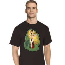 Load image into Gallery viewer, Daily_Deal_Shirts T-Shirts, Tall / Large / Black Leia And Jabba
