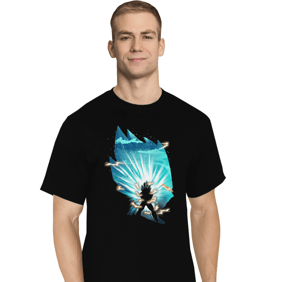 Shirts T-Shirts, Tall / Large / Black The Saiyan Prince