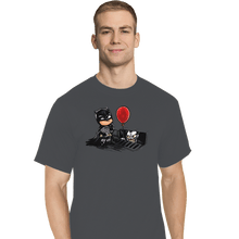 Load image into Gallery viewer, Secret_Shirts T-Shirts, Tall / Large / Charcoal Batman IT
